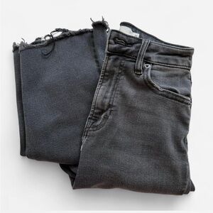 Women's Charcoal fit and flare jeans